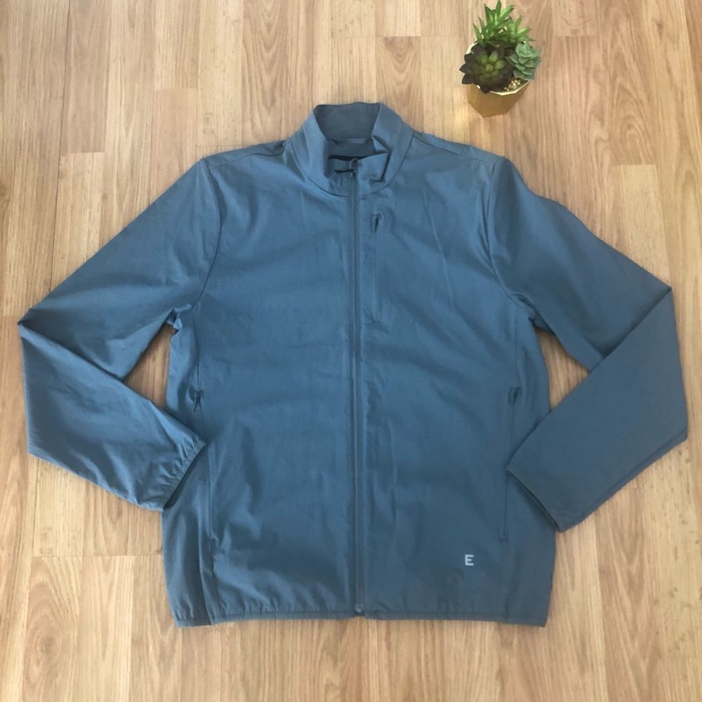 Everlane Sport Soft-Shell Jacket Sea Storm Full Zip Jacket